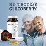 MD Process GlucoBerry Maqui Berry Extract with Chromium Picolinate for Blood Health Support - with Biotin and Gymnema Sylvestre - Doctor Formulated - 30 Capsules