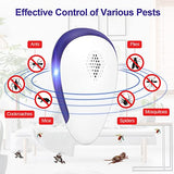 KONIGEVA Pest Repellent Ultrasonic Plug in, Electronic Pest Repeller 6 Packs , Pest Control Plug in, Bug Repellent Indoor for Mosquito Mice Roach Spider Insects White