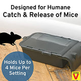 Victor M333 Multiple Catch Humane Outdoor and Indoor Mouse Trap (Pack of 2)