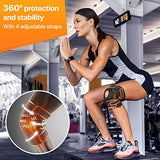 DR. BRACE ELITE Knee Brace with Side Stabilizers & Patella Gel Pads for Maximum Knee Pain Support and fast recovery for men and women-Please Check How To Size Video (X-Large, Mars)