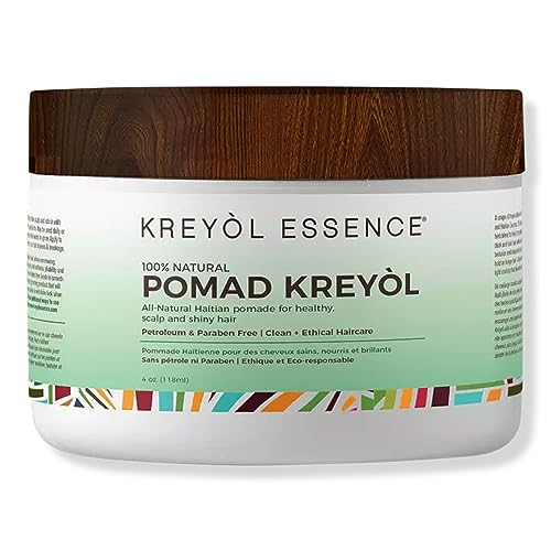 Kreyol Essence - Scalp Care POMAD, Detox + Treat, Rosemary Peppermint 4 Oz, Natural, Paraben Free, Healthy Scalp, Hair Care