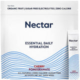 Nectar Hydration Packets - Electrolytes Powder Packets - No Sugar or Calories - Organic Fruit Liquid Daily IV Hydrate Packets for Hangover & Dehydration Relief and Rehydration (Cherry Pom 30 Pack)