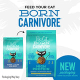 Tiki Cat Born Carnivore High Protein, Herring & Salmon Meal, Grain-Free Baked Kibble to Maximize Nutrients, Dry Cat Food, 2.8 lbs. Bag