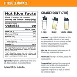 Isopure Protein Powder, Clear Whey Isolate Protein, Post Workout Recovery Drink Mix, Gluten Free with Zero Added Sugar, Infusions- Citrus Lemonade, 16 Servings, 0.88 pounds