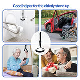 2pcs Liberty Lift Assist-Mobile Lift for Stair Device Help Me up Standing Aid for Elderly and Auto Cane Grab Handle, Portable Help Seniors Handicapped Transfer Assistant with No-Slip Grip Handles