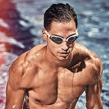 Speedo Unisex-Adult Swim Goggles Hydrosity , Mirrored Charcoal