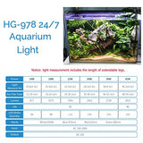 hygger Advanced LED Aquarium Light with Timer, 24/7 Lighting Cycle & DIY Mode, Full Spectrum Fish Tank Light for 18-24 in Planted Tank