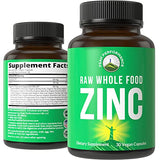 Vegan Zinc Supplement with Vitamin C. Zinc Supplements by Peak Performance. Zinc 30mg Capsules, Pills, Tablets, Vitamins for Adults Both Men and Women