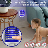 4 Pack Bug Zapper, LED Attract Mosquito and Fly Killer for Indoor Use, Effective Plug in Solution for Home and Office