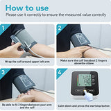 Blood Pressure Monitor,maguja Blood Pressure Machine,BP Monitor Automatic Upper Arm Cuff Digital with 8.7-17inches Adjustable Blood Pressure Cuff for Home Use
