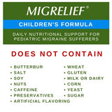 Children's MigreLief® - Triple Therapy with Puracol™ - Nutritional Support for Pediatric Migraine Sufferers - 60 Caplets/1 Month Supply