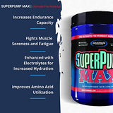 Gaspari Nutrition SuperPump MAX, The Ultimate Pre Workout Powder, Sustained Energy Preworkout, Nitric Oxide Booster, Muscle Growth, Recovery & Replenishes Electrolytes (40 Serving, Watermelon)