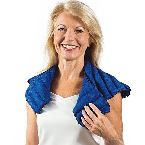 Kozy Collar Microwavable Heating Pad - Extra Large - Shoulder Wrap - for Bursitis, Tendinitis and Frozen Shoulder Relief & Relaxation