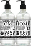 2-Pack Energizing Duo! Plant-based Home Apothecary Eucalyptus Mint Hand Soap - Moisture-Charged Bliss with Infused Essential Oils for a Hydrating and Invigorating Cleanse! (21.5 oz. each)
