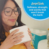 Angel Soft® Toilet Paper with Fresh Linen Scented Tube, 48 Double Rolls = 96 Regular Rolls, 2-Ply Bath Tissue