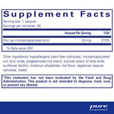 Pure Encapsulations UltraZin Zinc | Enhanced Absorption Mineral Support for Metabolism and Immune Health* | 90 Capsules