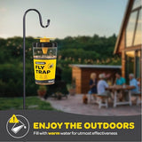 Outdoor Fly Trap Refills [Set of 4] Dissolvable Non-Toxic Bait - Fly Repellent for Outdoor Use Only - Controls Flies for Patios, Barns, Ranches Etc.