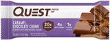 Quest Nutrition Caramel Chocolate Chunk Protein Bars, High Protein, Low Carb, Gluten Free, Keto Friendly, 12 Count (Pack of 1)