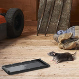 BLACK+DECKER Mouse Trap & Mouse Traps Indoor for Home- Heavy- Duty Rat Trap- Sticky Snake Trap- 8 Pre-Baited Glue Traps for Rodents, Insects, Spiders & Other Vermin