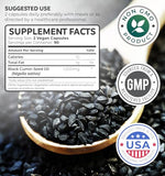 Black Seed Oil - 180 Softgel Capsules (Non-GMO & Vegan) Premium Cold-Pressed Nigella Sativa Producing Pure Black Cumin Seed Oil with Vitamin E - 500mg Each, 1000mg Per 2 Capsule Serving