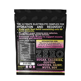 Enhanced Powder Stick Packs (Lemon Berry - 20 Packets) Sugar Free + BCAA B-Vitamins & Real Salt® - Keto Electrolytes, Hydration Powder w Potassium, Sodium, Zinc, Magnesium Hydration & Recovery