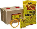 Magic Bait 1000 Worm Farm with Bedding and Food Storage Box, Yellow