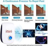 Ultrasonic Pest Repeller - 6 Pack, Pest Repeller Plug in,Rodent Repellent, Indoor Mouse Repellent, Electronic Ant Repellent, Insect Repellent for Mosquitoes, Ants, Mice, Squirrel, Fly, Cockroaches