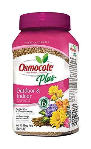 Osmocote Plus Outdoor and Indoor Smart-Release Plant Food, 1-Pound (Plant Fertilizer) - Pack of 2