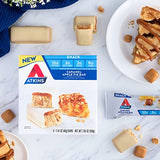 Atkins Snack Bar, Caramel Apple Pie, Naturally Flavored, Good Source of Protein and Fiber, Low Carb, Low Sugar (30 Bars)