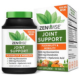 Zenwise Glucosamine Chondroitin MSM - Joint Support Supplement with Turmeric Curcumin for Hands, Back, Knee, and Joint Health, Advanced Relief for Bone and Joint Flexibility and Mobility - 90 Tablets