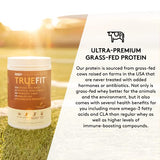 RSP NUTRITION TrueFit Meal Replacement Shake Protein Powder, Grass Fed Whey + Organic Fruits & Veggies, Keto, Fiber & Probiotics, Non-GMO, Gluten Free