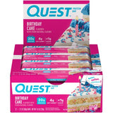 Quest Nutrition Birthday Cake Protein Bars, High Protein, Low Carb, Gluten Free, Keto Friendly, 12 Count