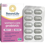 Renew Life Probiotics for Women, 15 Billion CFU Guaranteed, Probiotic Supplement for Digestive, Vaginal & Immune Health, Shelf Stable, Soy, Dairy & Gluten Free, 30 Capsules