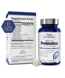 1MD Nutrition Complete Probiotics Platinum - w/Prebiotics and Probiotics for Digestive Health - Probiotic Supplement for Women & Men - More Than 50 Billion Live CFU 11 Strains Dairy-Free - 30 Caps