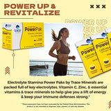 Trace Minerals | Power Pak Electrolyte Powder Packets | 1200 mg Vitamin C, Zinc, Magnesium | Boost Immunity, Hydration and Natural Energy | Pineapple Coconut | 30 Packets