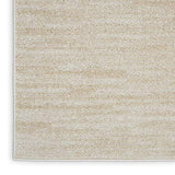 Nourison Essentials Indoor-Outdoor Ivory Beige 4' x 6' Area Rug, Easy Cleaning, Non Shedding, Bed Room, Living Room, Dining Room, Backyard, Deck, Patio (4x6)