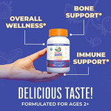 MaryRuth Organics Vitamin D3 Gummies | 1000 IU | USDA Organic | Immune Support, Bone Health, Energy Support | for Adults & Kids Ages 2+ | Vegan, Gluten Free | 2 Month Supply | 60 Count