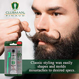 Clubman Moustache Wax Hang Pack, Neutral Color 0.5 oz x 3 packs