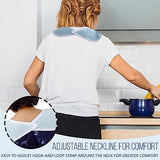 Wave 3 Pack Terry Cloth Bibs for Adults, Senior Citizens, Special Needs, and Hospice or Personal Care, Built-In Crumb Catcher and Clothing Protector, Washable and Reusable