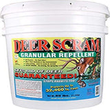 Deer Scram 25# Deer & Rabbit Repellent Granular White Pail