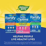 Nature's Way Fortify Optima Daily Probiotic for Women, 50 Billion Live Cultures, Digestive and Immune Health Support Supplement*, 30 Vegan Capsules