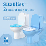 Sitz Bath for Postpartum Care, Postpartum Essentials, Post partum Recovery, Sitz Bath for Toilet Seat, Sitz Bath for Hemorrhoids, hemorrhoid Shrinking Treatment, (Blue)