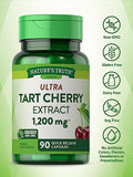 Tart Cherry Extract Capsules | 1200 mg | 90 Count | Non-GMO & Gluten Free Supplement | By Nature's Truth