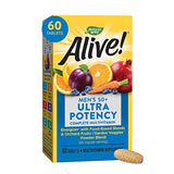 Nature's Way Alive! Men’s 50+ Daily Ultra Potency Complete Multivitamin, Gluten-Free, 60 Tablets