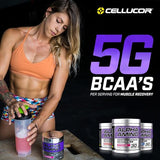 Cellucor Alpha Amino EAA & BCAA Powder | Branched Chain Essential Amino Acids + Electrolytes | Icy Blue Razz | 30 Servings