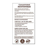 GuruNanda Concentrated Mouthwash, Helps Bad Breath, Promotes Teeth Whitening, Healthy Gums, Made with 100% Natural Essential Oils, 1 Bottle Equals 300 Rinse, Fluoride-Free, Mint (2 oz x 3)