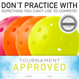 Franklin Sports Outdoor Pickleballs - X-40 Pickleball Balls USA (USAPA) Approved 12 Pack Outside Pink US Open Ball