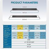 Gamalta Aquarium Light,Full Spectrum Aquarium Light with Expandable Bracket,White Blue Red Green LEDs, Adjustable Timer and Brightness for 18~24IN Fish Tank