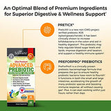 Prebiotics for Advanced Gut Health - Immune System Support & Dietary Fiber - Fuels Good Bacteria Growth to Promote Digestive Health - Gas & Digestion Support - Probiotics for Men & Women - 60 Capsules