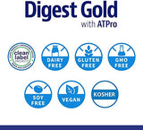 Enzymedica - Digest Gold with ATPro, Daily Digestive Support Supplement with Enzymes and ATP, 180 Capsules